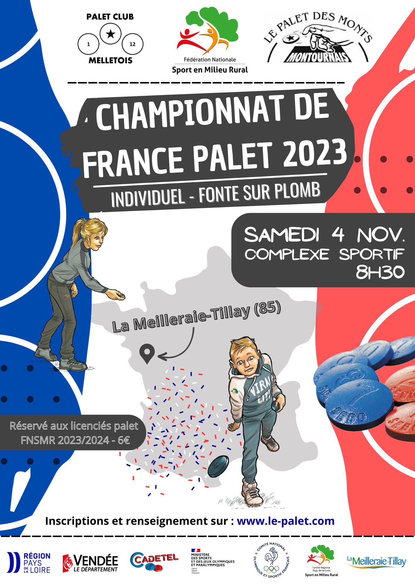 Championnat de France Palet Individuel 2023