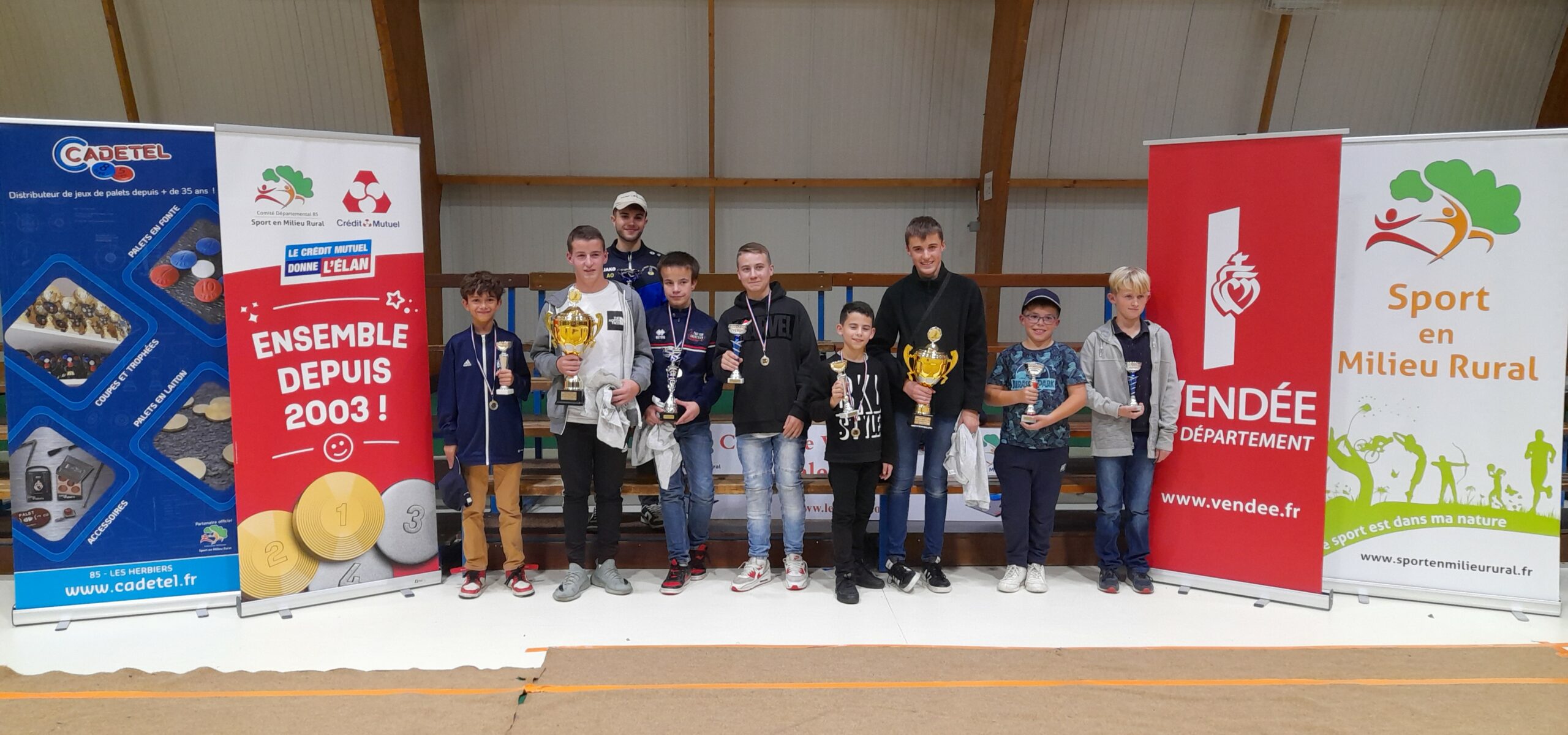 Mathéo FAIVRE, vainqueur de la 26ème Coupe de Vendée Jeunes Crédit Mutuel !