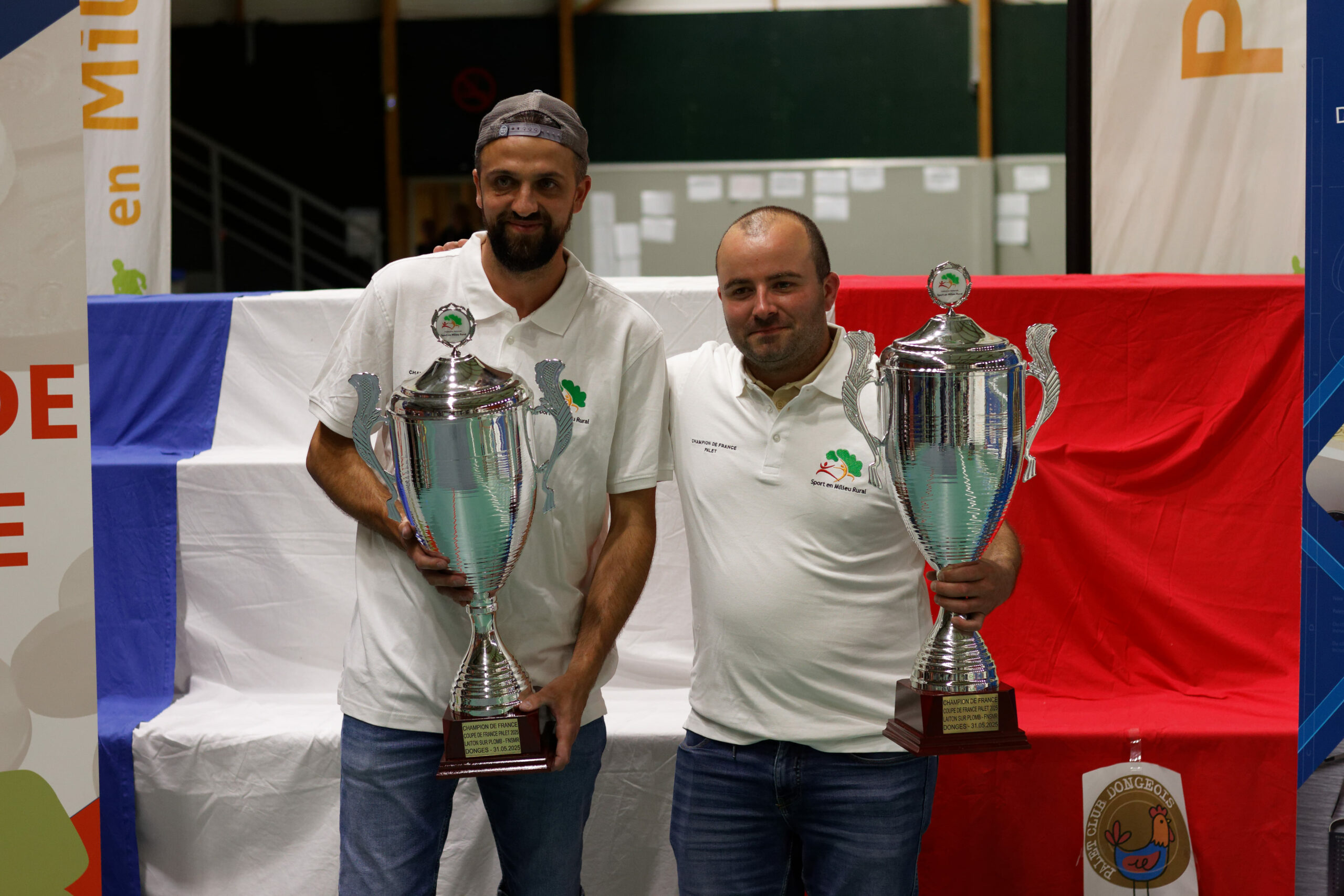 François BOSSOREILLE et Etienne CHIRON, Champions de France 2025 !