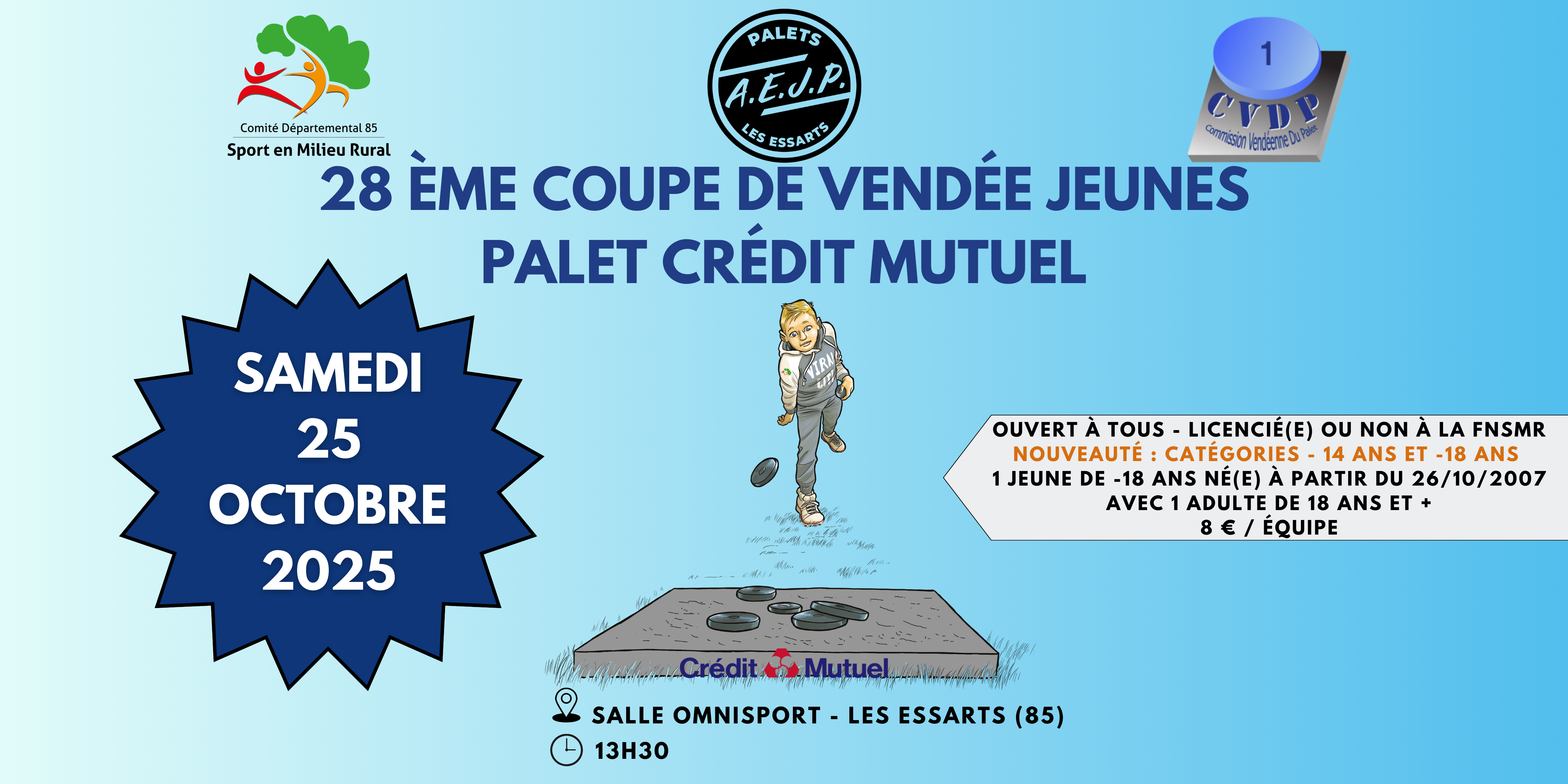 28ème Coupe de Vendée Jeunes Crédit Mutuel !