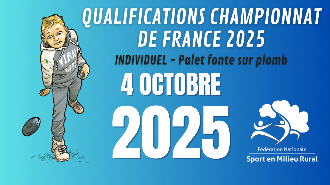 Qualifications Championnat de France Individuel Palet 2025