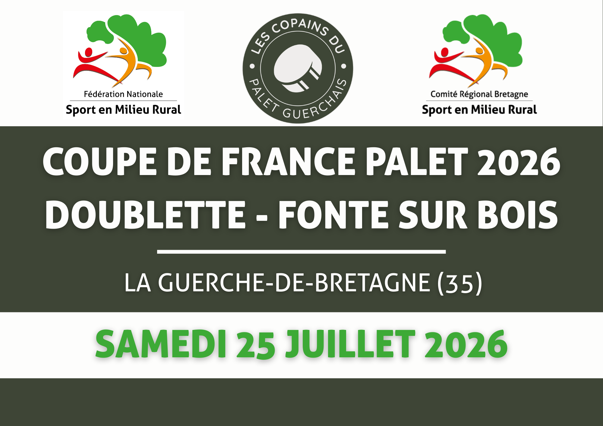 Coupe de France Doublette 2026 – Fonte sur bois