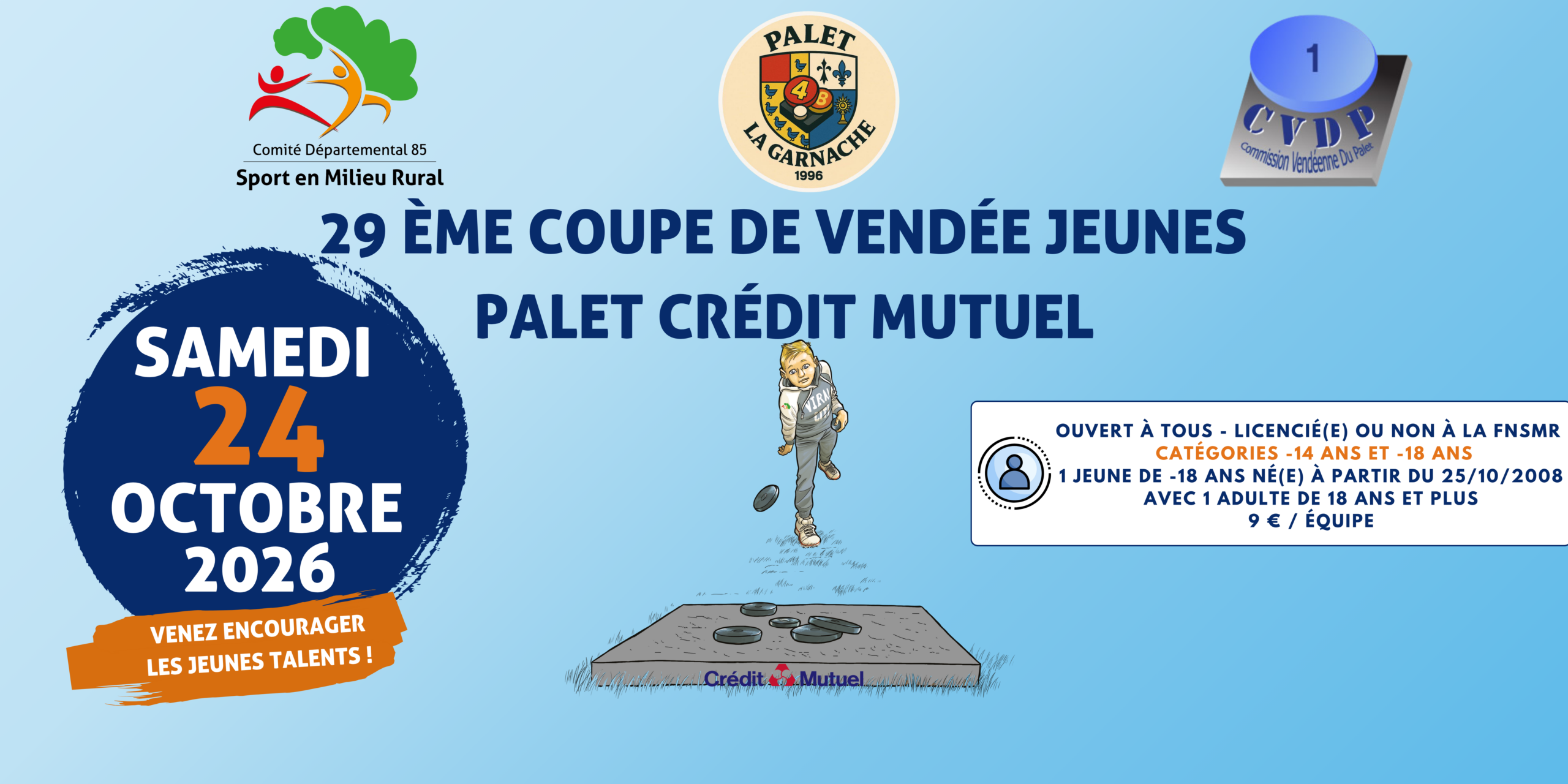 29ème Coupe de Vendée Jeunes Crédit Mutuel !