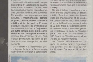 LE SPORT EN MILIEU RURAL EN PLEINE FORME