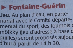 courrier de l'ouest fontaine guerin