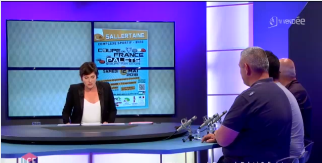 Le palet à l’honneur sur TV Vendée !